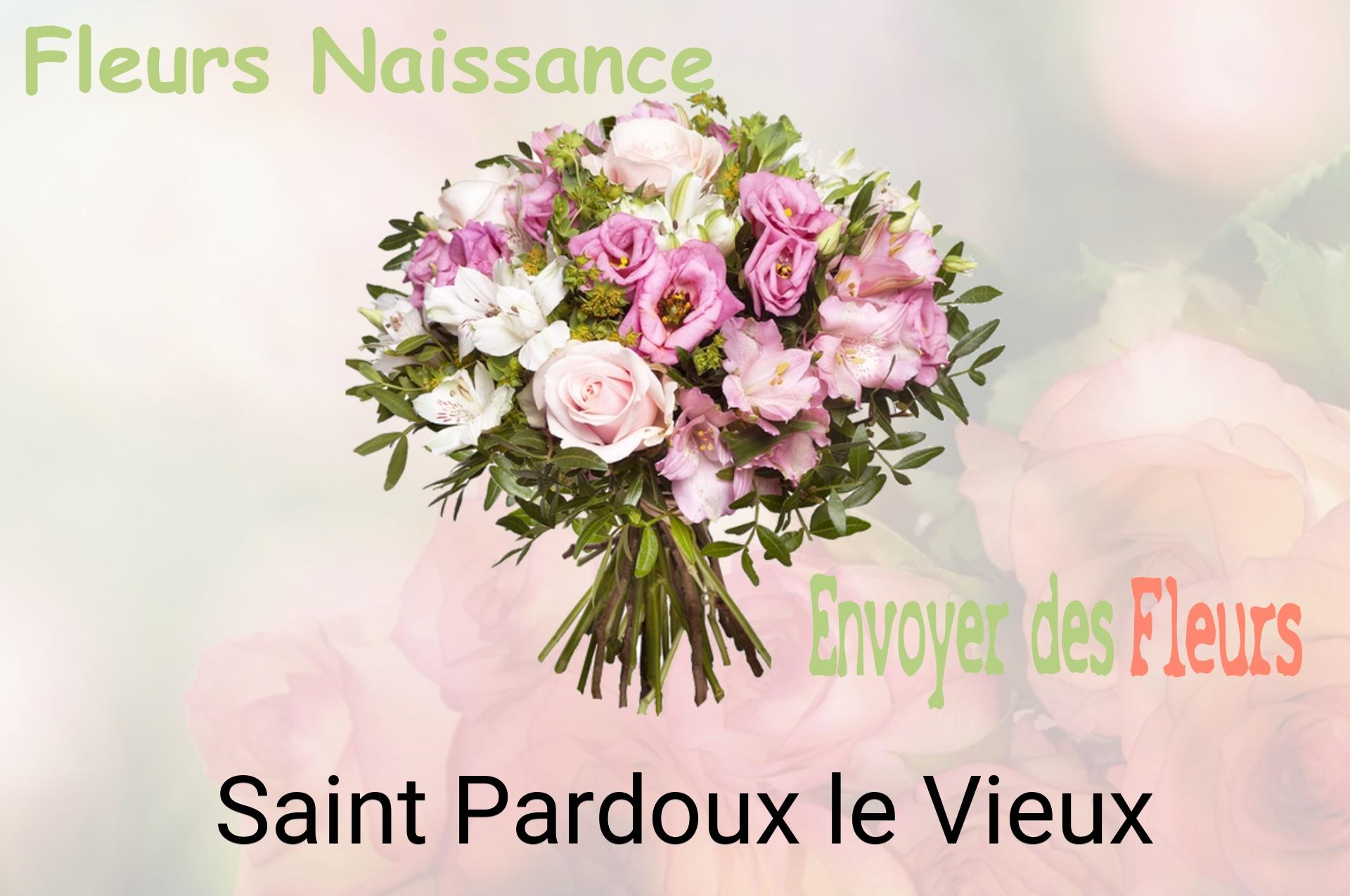 Bouquet de fleurs de naissance livré à Saint-Pardoux-le-Vieux